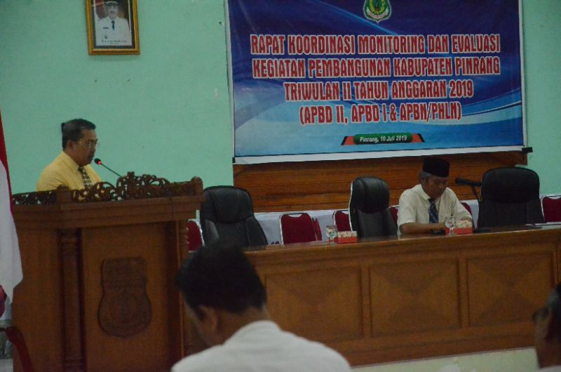 Tingkatkan Kinerja ASN Pinrang, Pemkab Gelar Rakor Monev