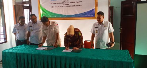 Kejari Sidrap Teken MoU Penanganan Hukum BPJS Ketenagakerjaan. Ini Tujuannya…