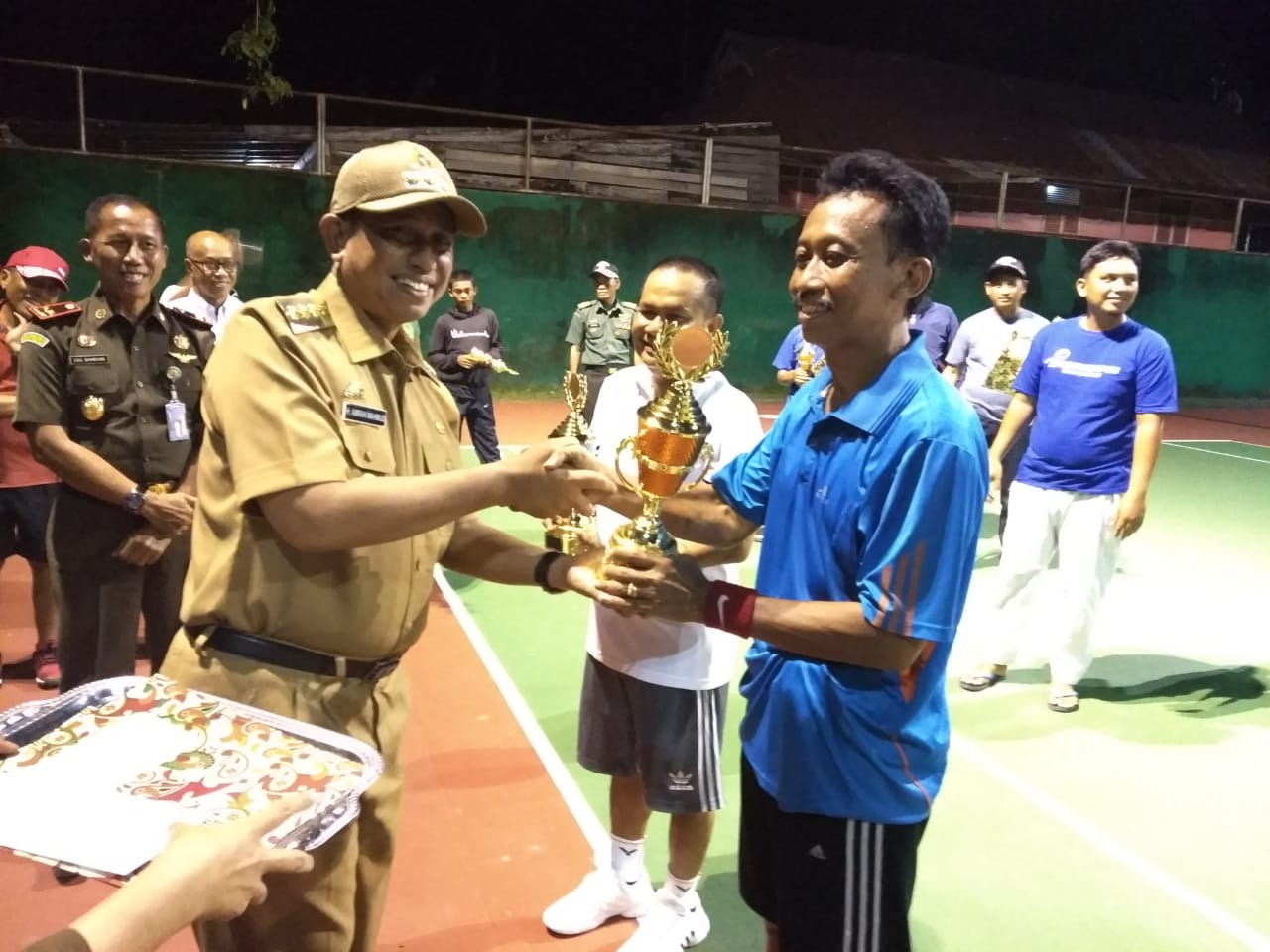 Bupati Wajo Hadiri Penutupan Kejuaraan Tenis Lapangan HUT Adhyaksa ke 59 tingkat Kabupaten