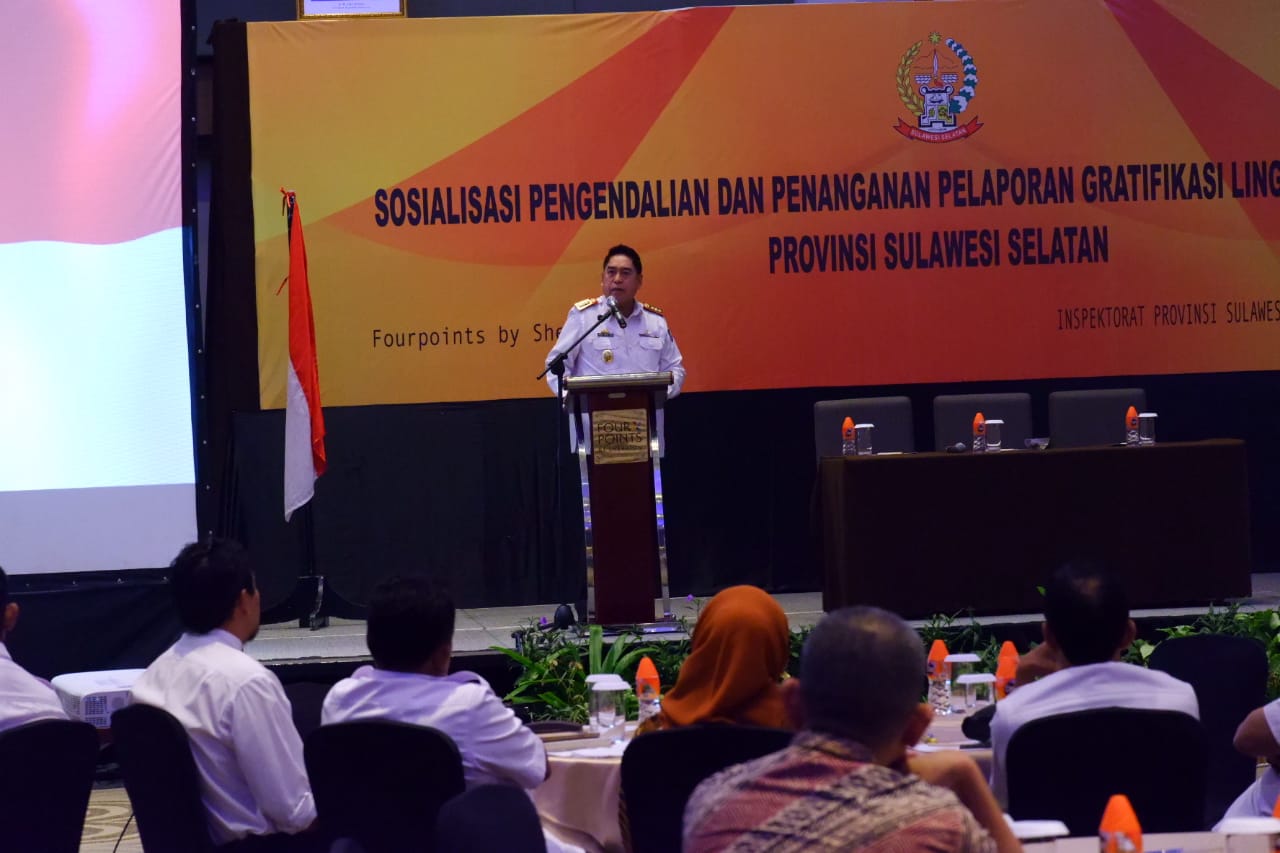 Sekprov Sosialisasi Pengendalian dan Penanganan Pelaporan Gratifikasi