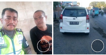 Akhirnya Tertangkap Juga Pelaku Serempet Mobil Avansa Putih di Maros