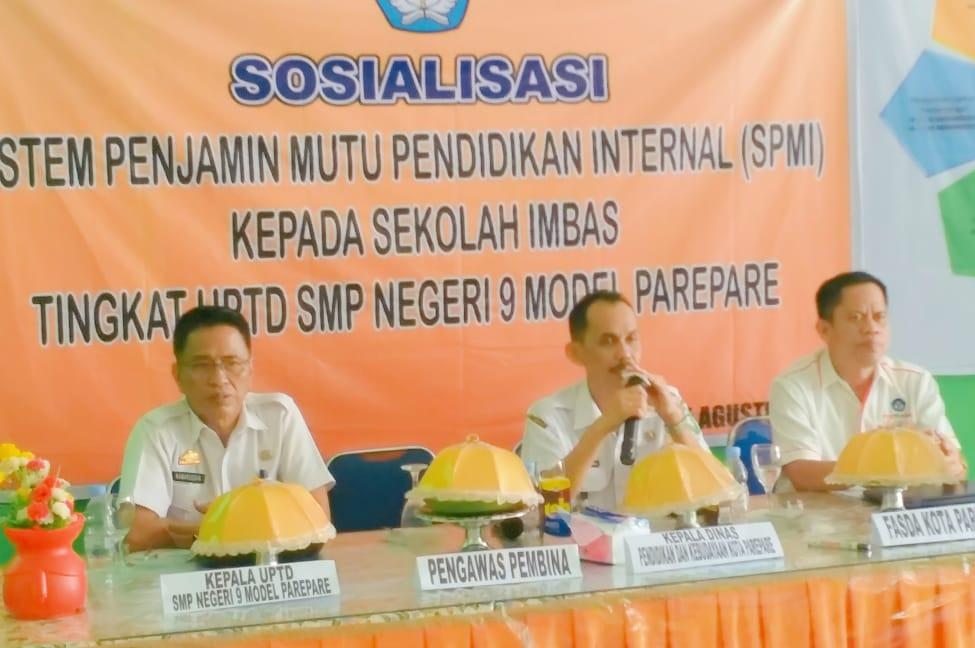 SMPN 9 Model Parepare Bersama Sekolah Imbas Siap Implementasikan SPMI