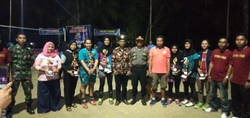 Lagi, Tim Volly Polres Sidrap Juara Umum Volly Ball Anovast Cup II