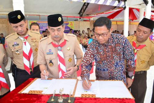 Bupati Sidrap Pimpin Puncak Peringatan Hari Pramuka