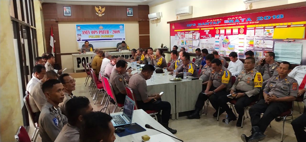 Polres Pangkep Rapat Persiapan Pengamanan Launcing atau Pencanangan Car Free Day di Pangkep