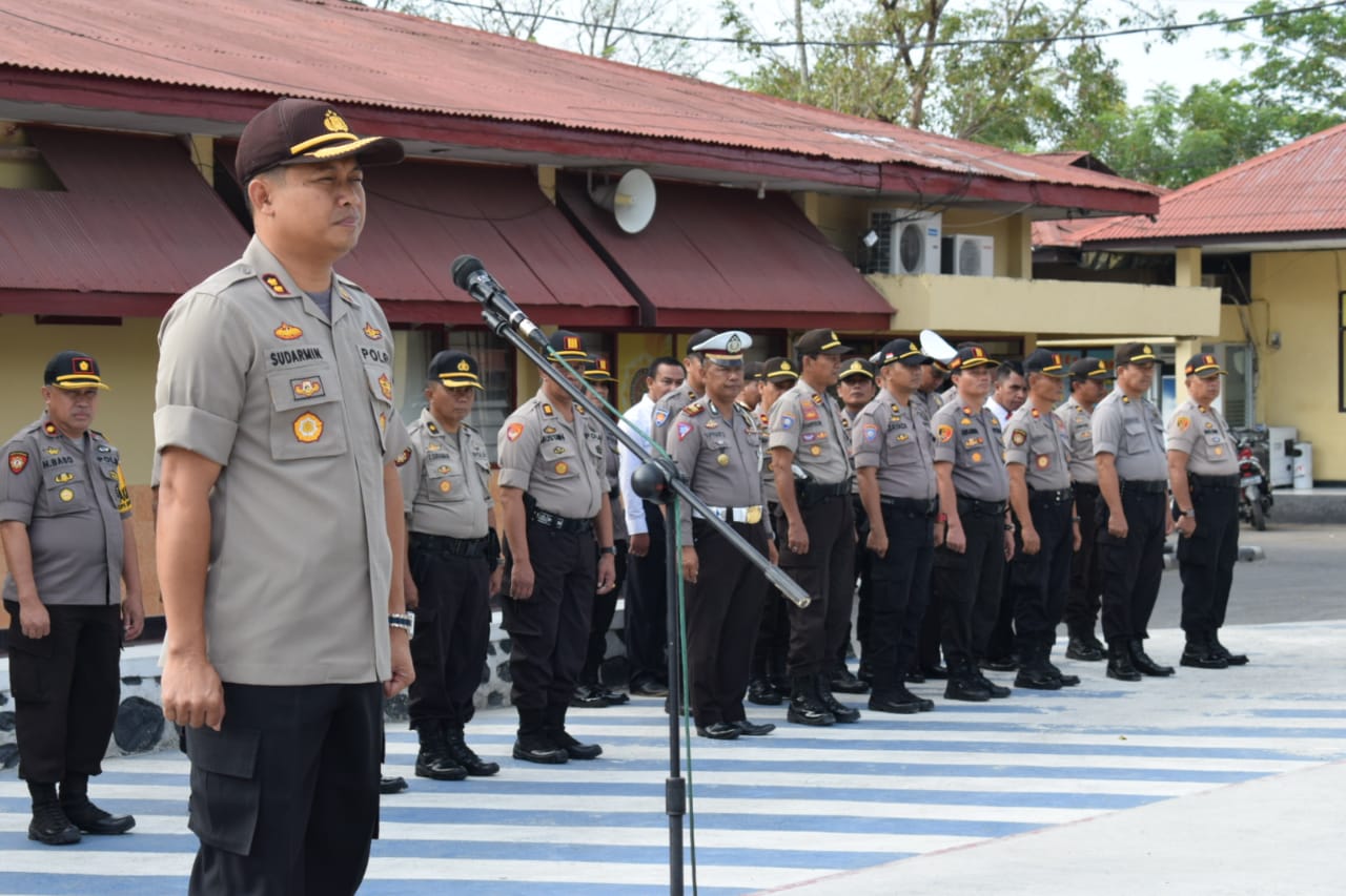 Pimpin Sertijab 5 Perwira, Begini Pesan Moril Plt Kapolres Sidrap