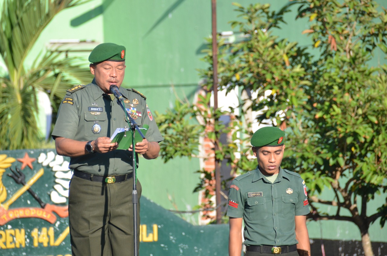 Korem 141 Toddopuli Gelar Upacara Haornase ke 36