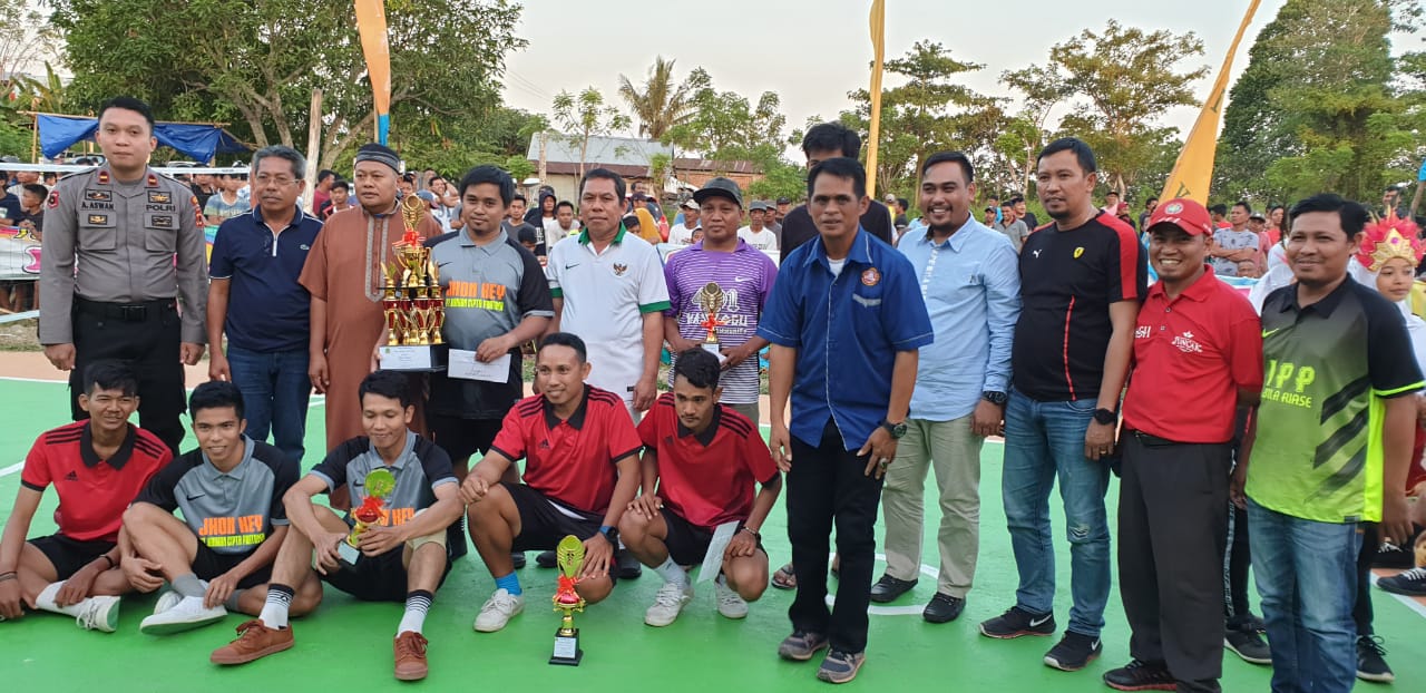 Tutup Resmi Turnamen Sepak Takraw Bila Riase Cup. Begini Pesan Moril Wabup Sidrap