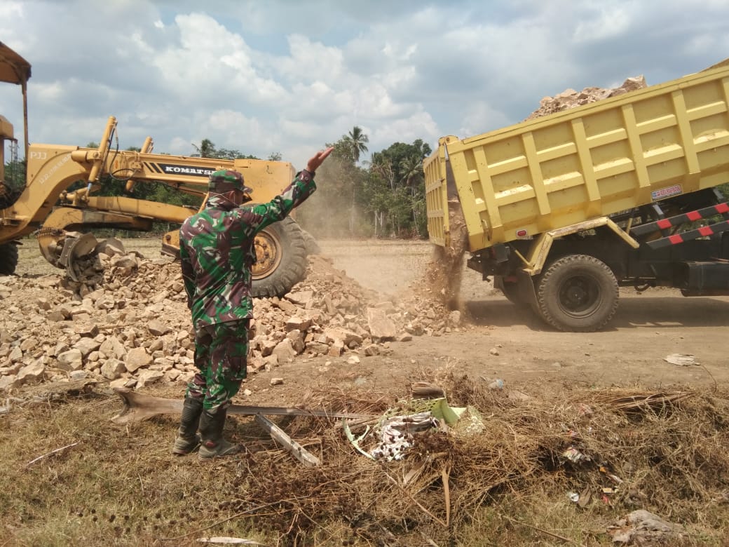 Jalan Mulus dari Program TMMD TNI Jadikan Mimpi Masyarakat Soppeng Kenyataan