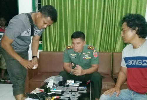 Personil Kodim Ungkap TO BNNP, Sebanyak Ini Barang Bukti Narkoba Ditemukan