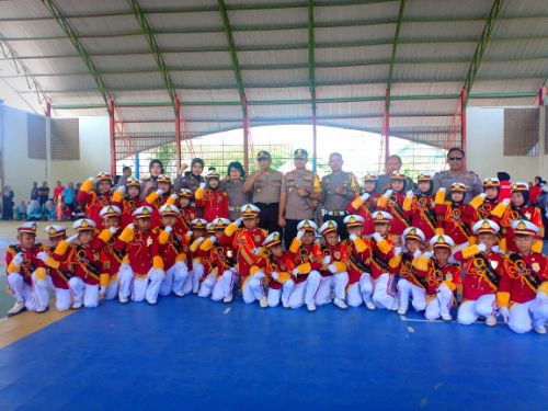 Di Zona 4, Pocil Polres Enrekang Tampil Memukau Dalam Lomba Polisi Cilik Di Pinrang