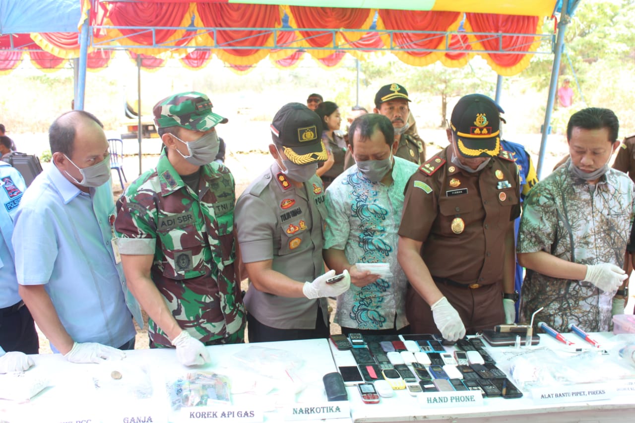 Barang Bukti Hasil Tangkapan Polres, Dimusnahkan Kejari Pangkep