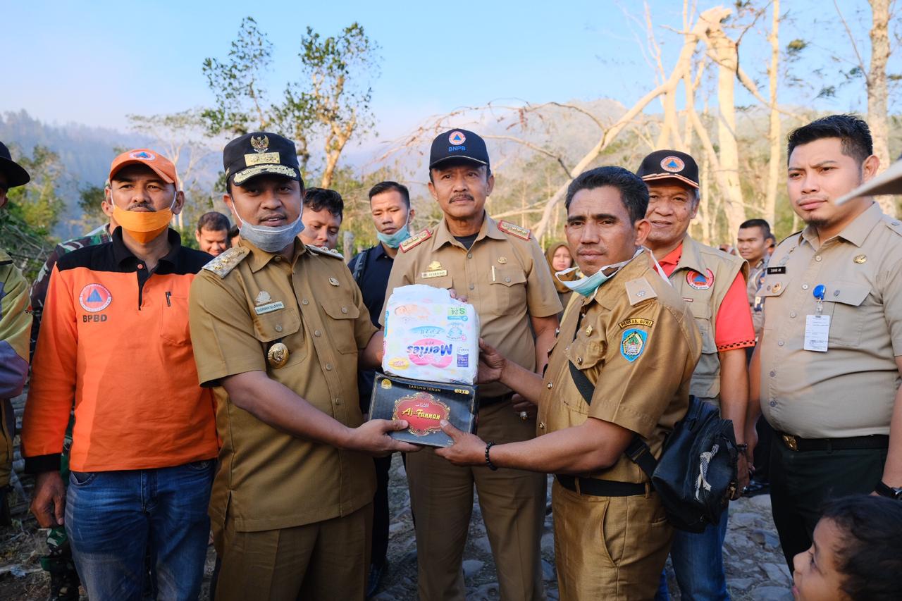 Wagub Sulsel Kunjungi Lokasi Kebakaran di Gunung Bawakaraeng