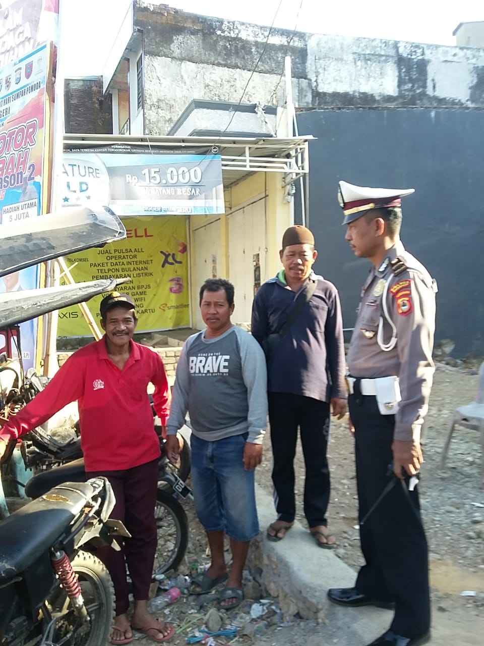 Himbau Komunitas Bentor Segeri, Kanit Lantas, Tekankan Hindari Pelanggaran