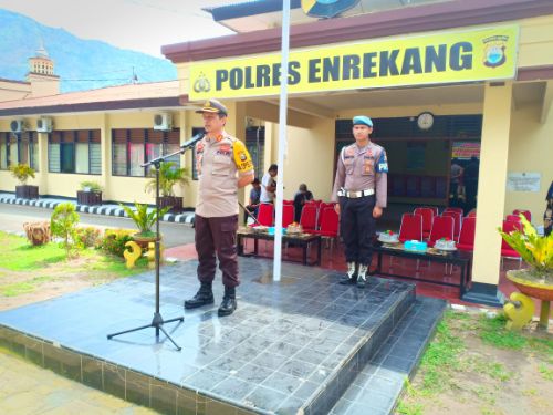 Apel Gelar Pergeseran Pasukan Pengamanan Pilkades Serentak Tahun 2019