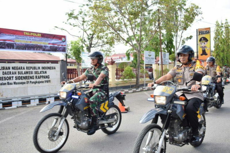 Kapolres-Dandim 1420 Kompak Patroli Bareng