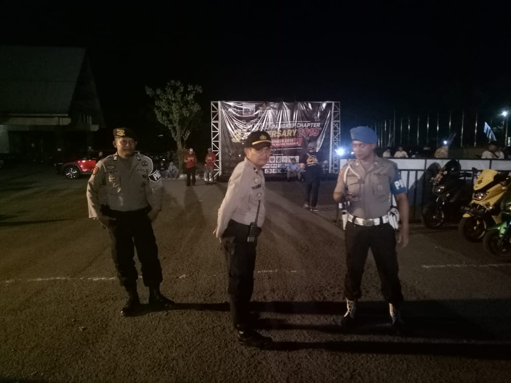 Pengamanan Anniversary YNCI Ke-3 Dibackup Personil Polres Pangkep