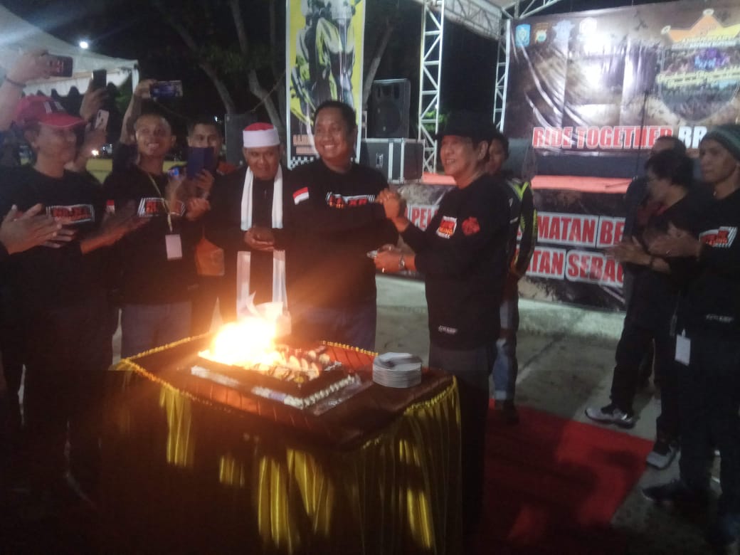 Anniversary ke-3 NR-XR BatMax Soppeng di Hadiri Bupati