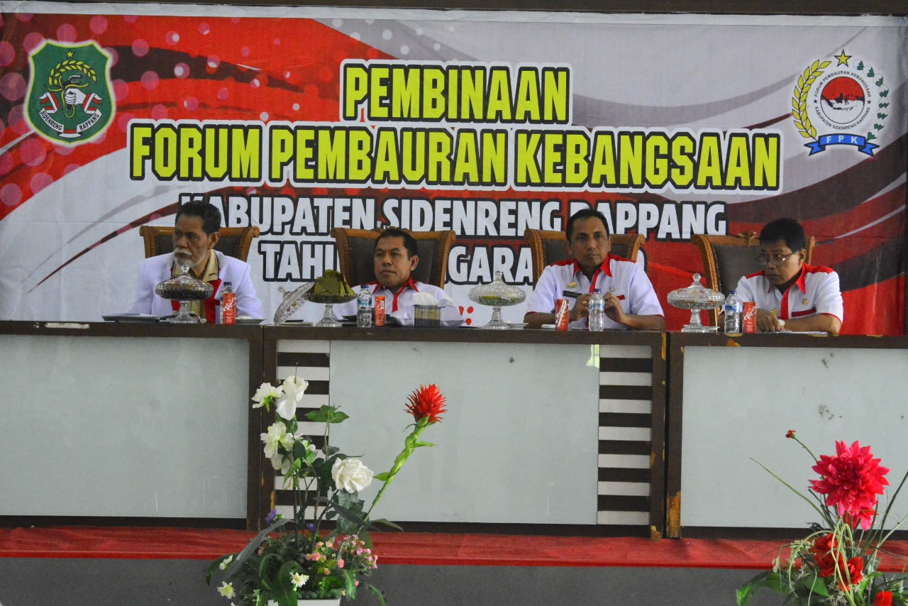 Kesbangpol Sidrap Gelar Pembinaan Forum Pembauran Kebangsaan