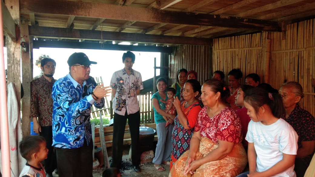 Persakmi Bantu Korban Puting Beliung di Sidrap