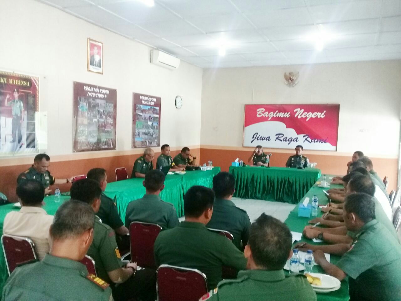 Tim Wasrik Current Audit Itdam XIV Hsn Kunjungi Makodim 1420 Sidrap