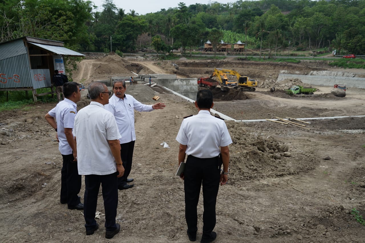 Progres Bangunan Rest Area Kembali Dipantau Bupati Sidrap