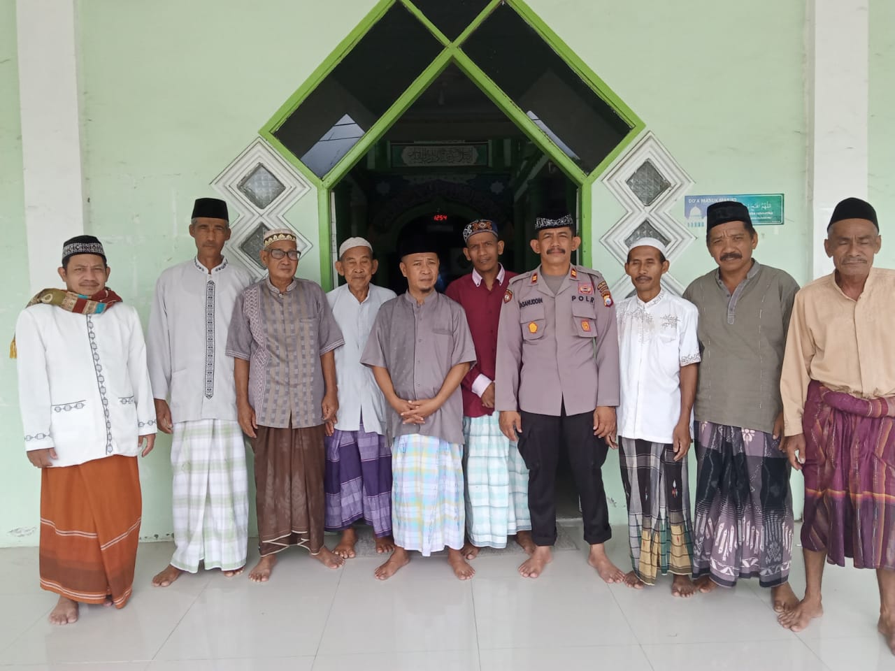 Safari Jum’at, Kapolsek Mandalle sambangi Masjid Jami Babussalam Desa Boddie, Ini Himbauannya