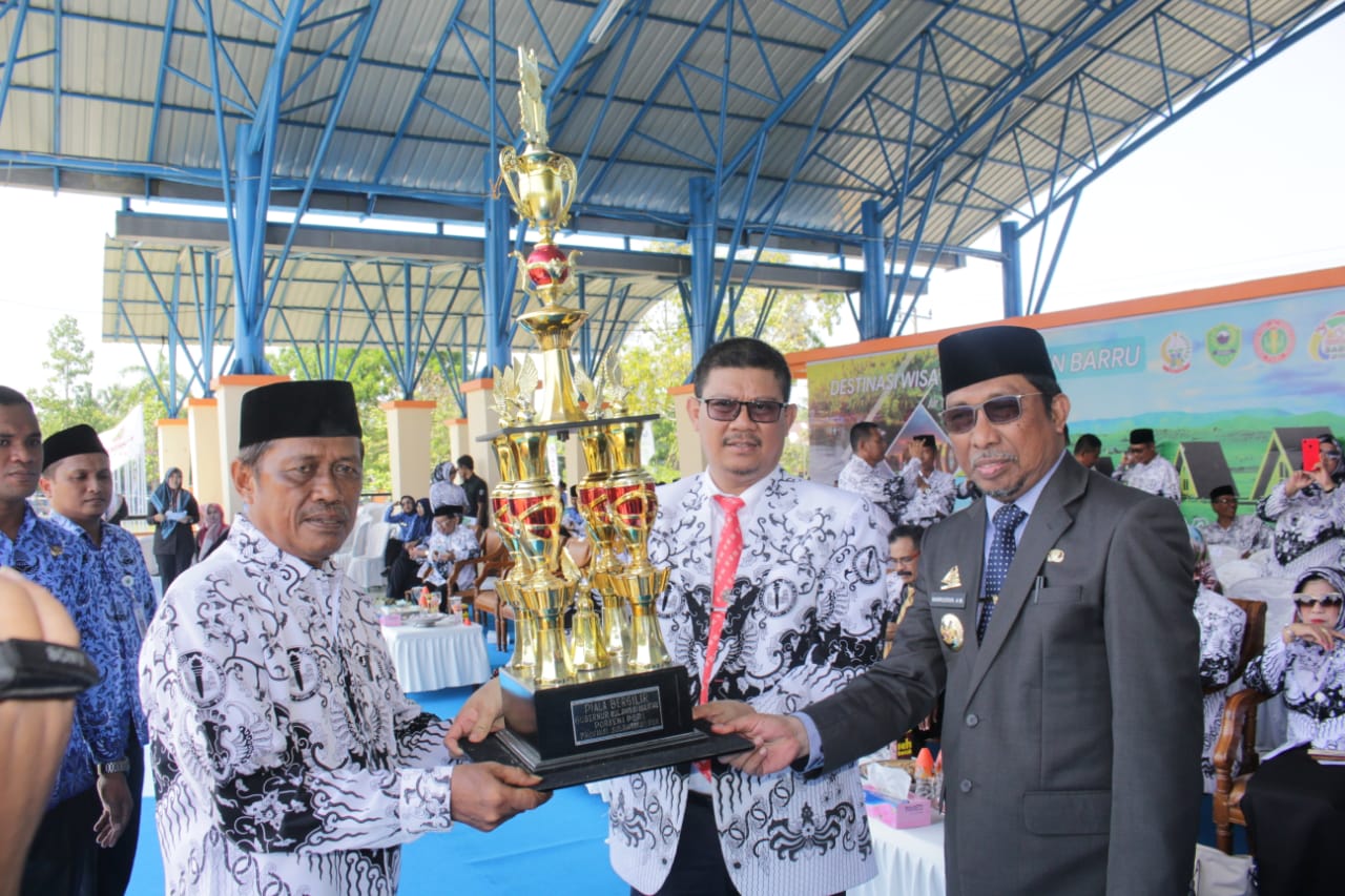 Barru Raih Juara Umum Porseni PGRI ke V Tingkat Provinsi Sulsel