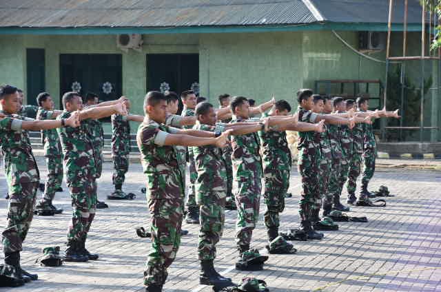 Hanmars Minggu Militer Cara Prajurit Makorem 141 Toddopuli Jaga Kebugaran Tubuh