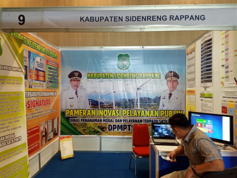 Unggulan, Sidrap Perkenalkan E-Signature di Pameran Inovasi Rakor Saber Pungli