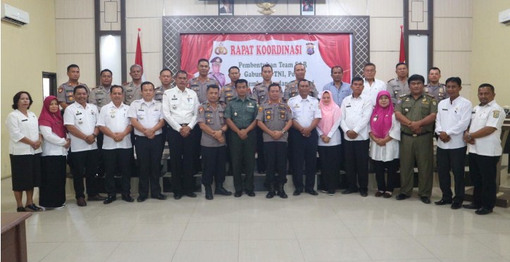 Kapolres Sergai Pimpin Rakor Pembentukan Team SAR Gabungan TNI/Polri dan Pemkab