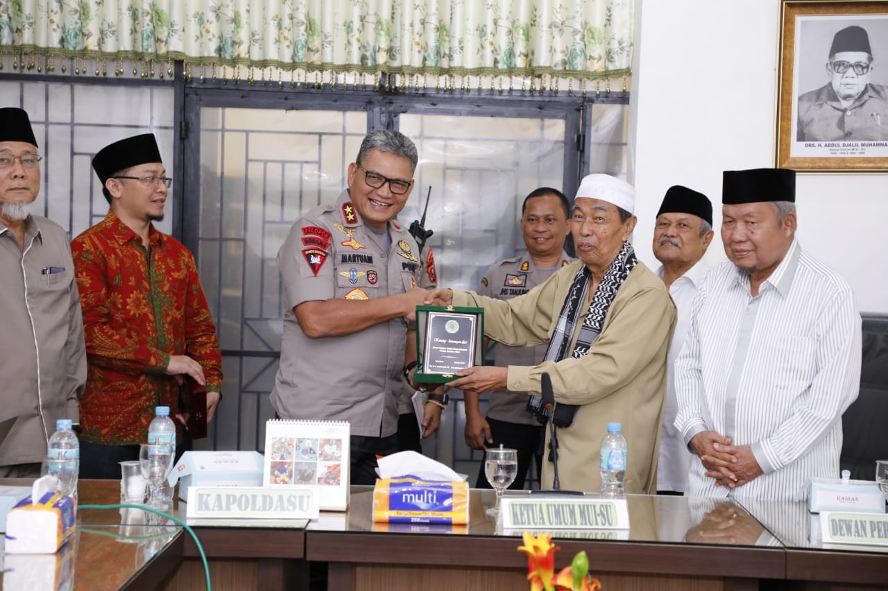 Kunjungi Kantor MUI Sumut, Kapolda : Narkoba Musuh Bersama dan Perangi