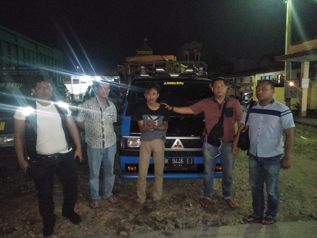 Gerak Cepat Kanit Reskrim Polsek Pancur Batu Berhasil Tangkap Maling Mobil L300