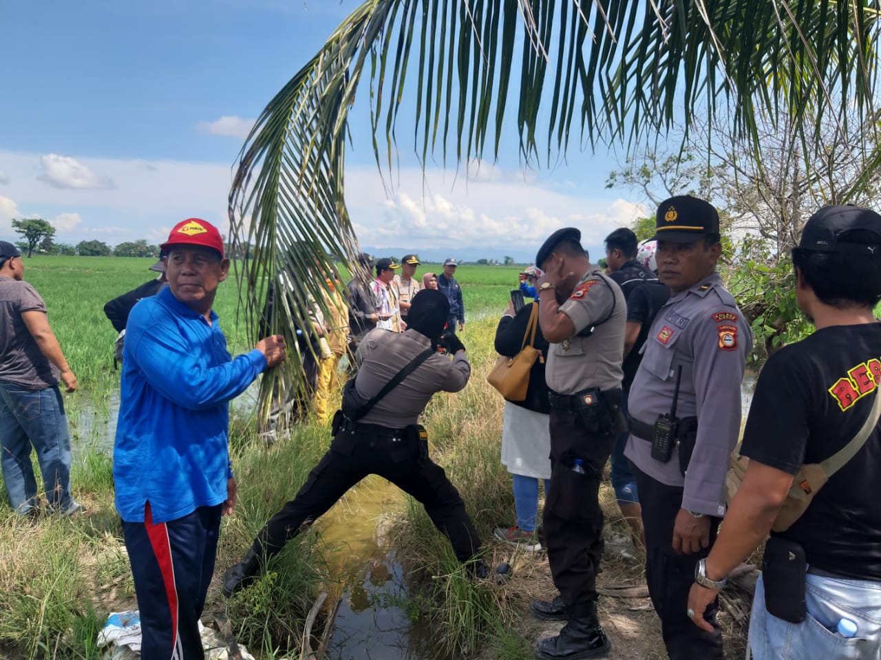 50 Personil Polres Sidrap Amankan Eksekusi Lahan, Berakhir Aman