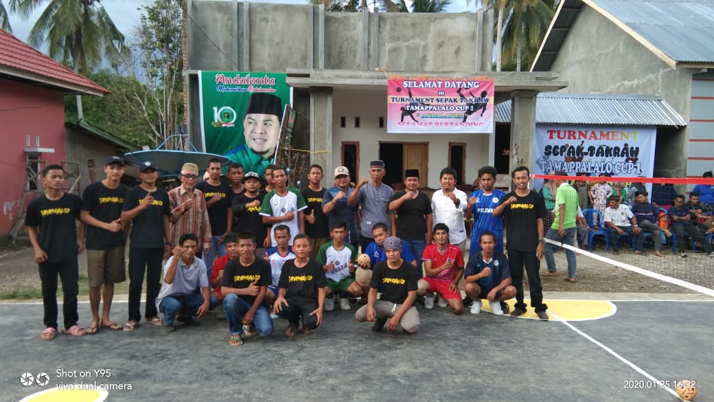 32 Tim Ikut Turnamen Sepak Takraw Tamappalalo Andalanta Cup 1