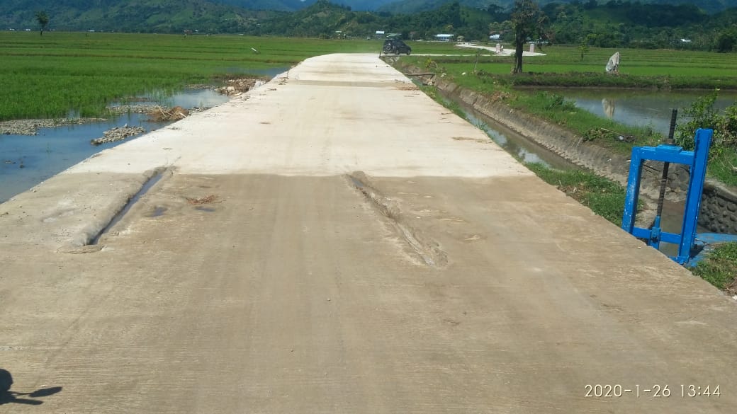 Rabat Beton Selesai, Dinas PU Berlakukan Denda Keterlambatan Rekanan