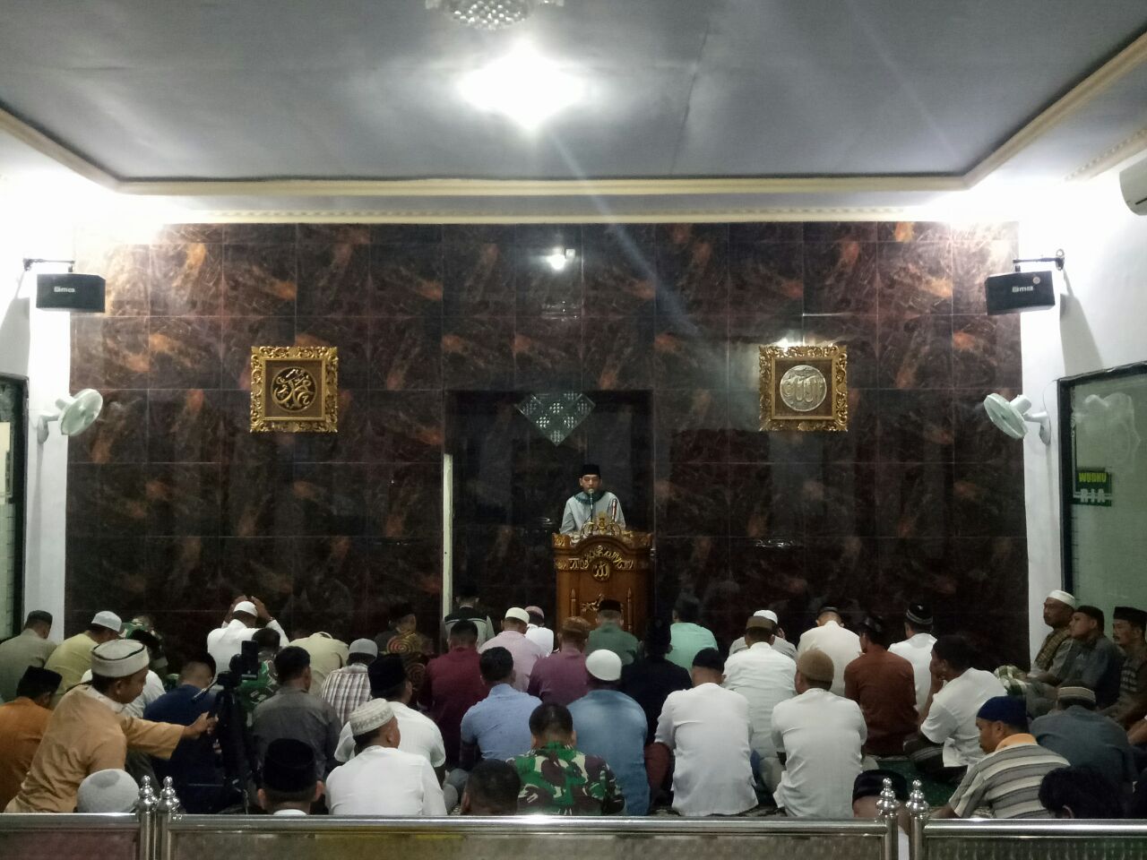 Personil Kodim 1406 Gelar Sholat Subuh Berjama’ah