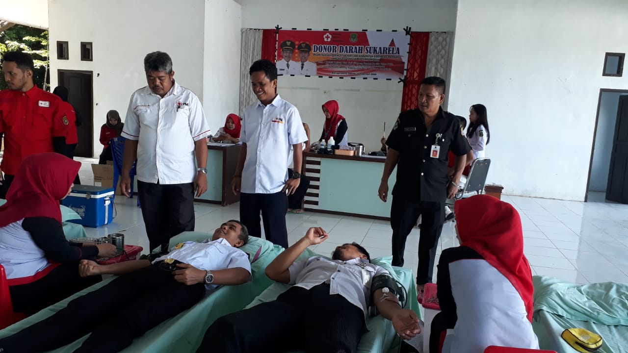 Donor Darah Hari Jadi Ke 676 Sidrap Lampaui Target 