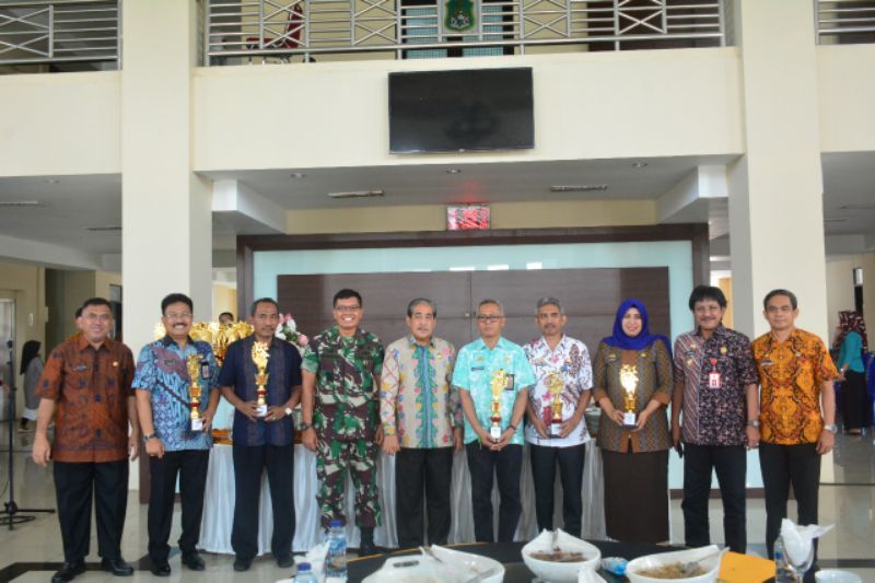 Pembubaran Panitia Hari Jadi Sidrap, Berikut Juara Lomba Kebersihan SKPD Diumumkan