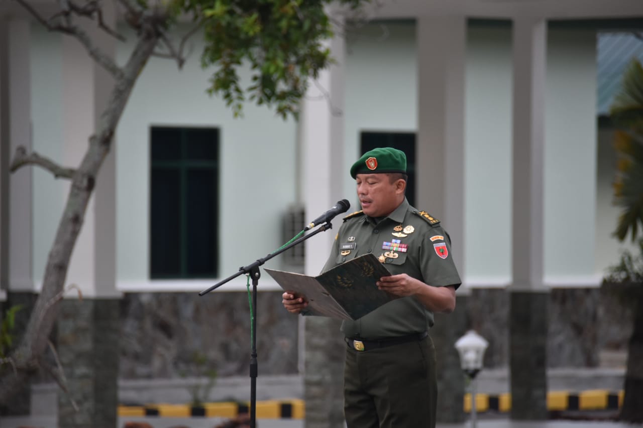 Begini Pesan Amanat Pangdam XIV Hasanuddin pada Personil Korem 141 Toddopuli