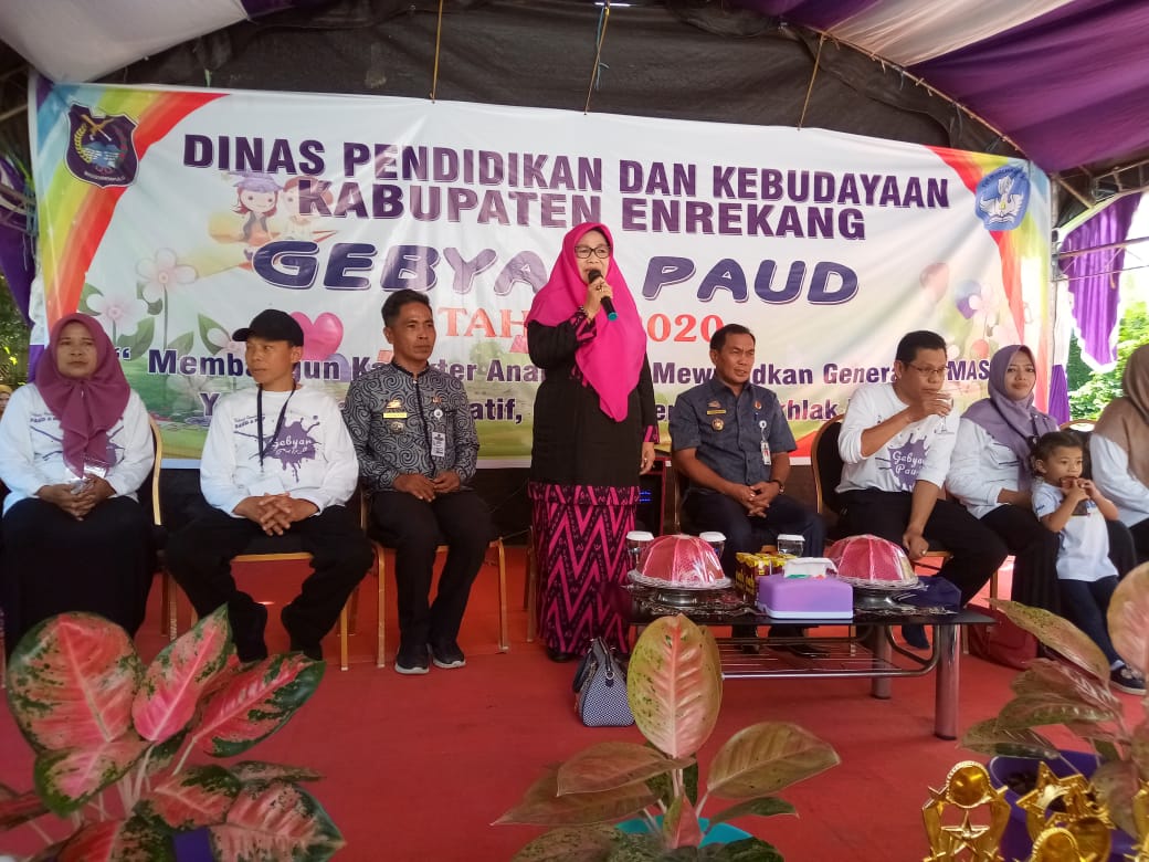 Johra MB Buka Gebyar PAUD, Dimeriahkan 105 Lembaga PAUD se-Enrekang