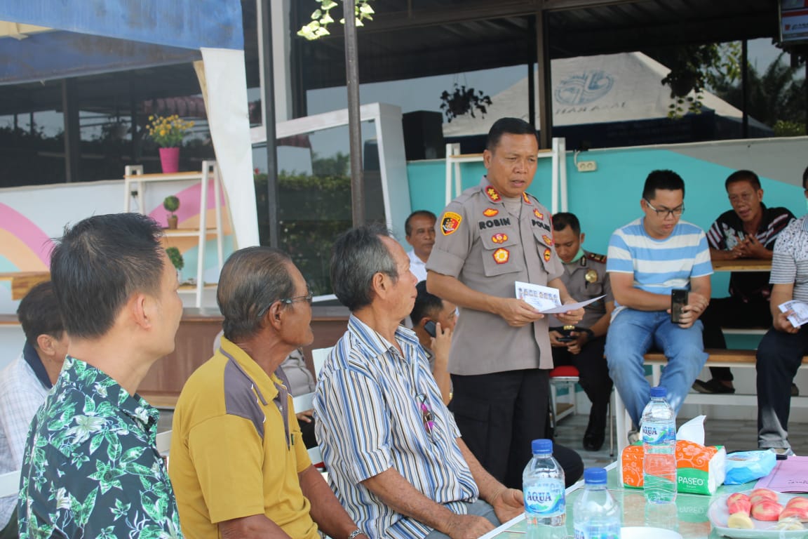 Kapolres Sergai Himbau Masyarakat Tionghoa, Giat Cheng Beng Sebaiknya Dirumah Saja