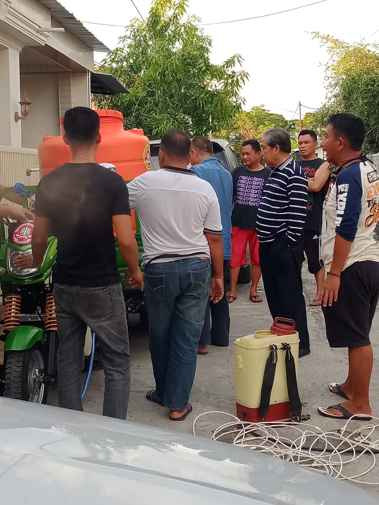 Setiap Hari, Karang Taruna Sidrap Bantu Pemkab Fogging Rumah-Rumah Warga