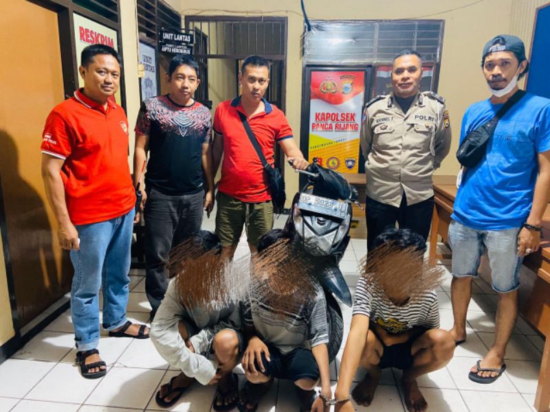 Tiga ABG Ini Berurusan Polisi Usai Curi Motor