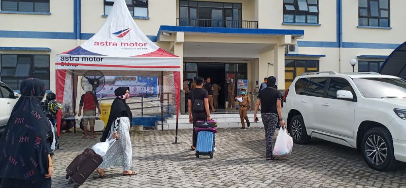 Sangat Kooperatif, 80 Eks Jamaah Umroh Datang Sendiri Karantina Diri di Rusunawa Sidrap