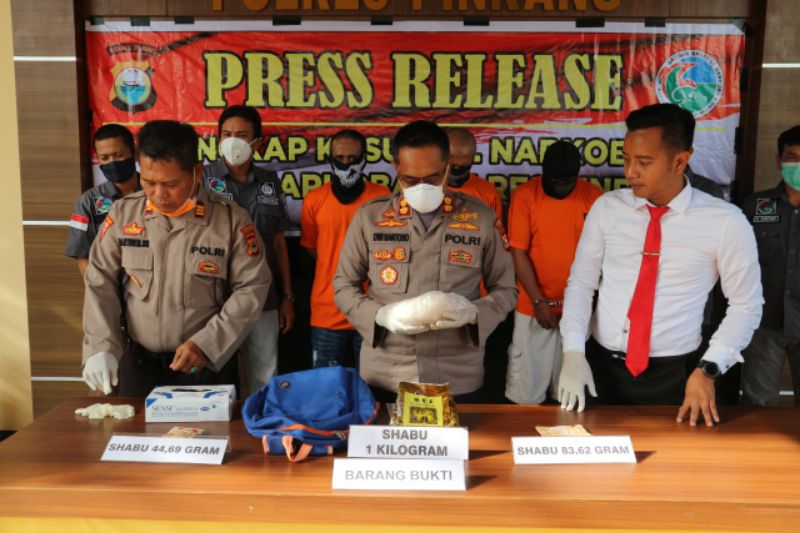 Kantongi 1 Kg Sabu, Polres Pinrang Ringkus Kurir Antar Provinsi