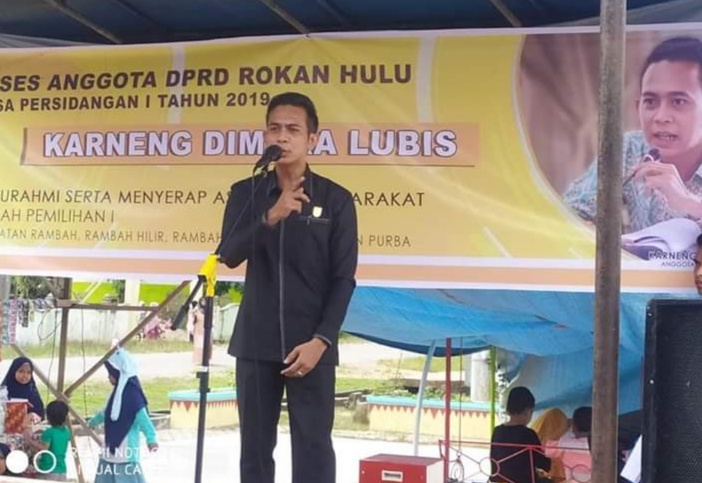 Tak Henti-hentinya DPRD Rohul Ingatkan Masyarakat Waspadai Wabah Covid-19