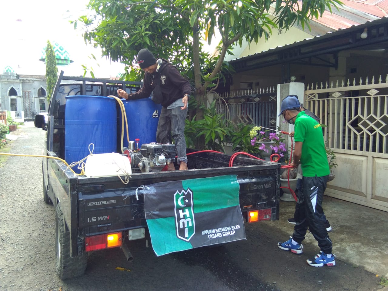 HMI-KAHMI Sidrap akan Semprot Disinfektan Rumah Warga Selama Sepekan 