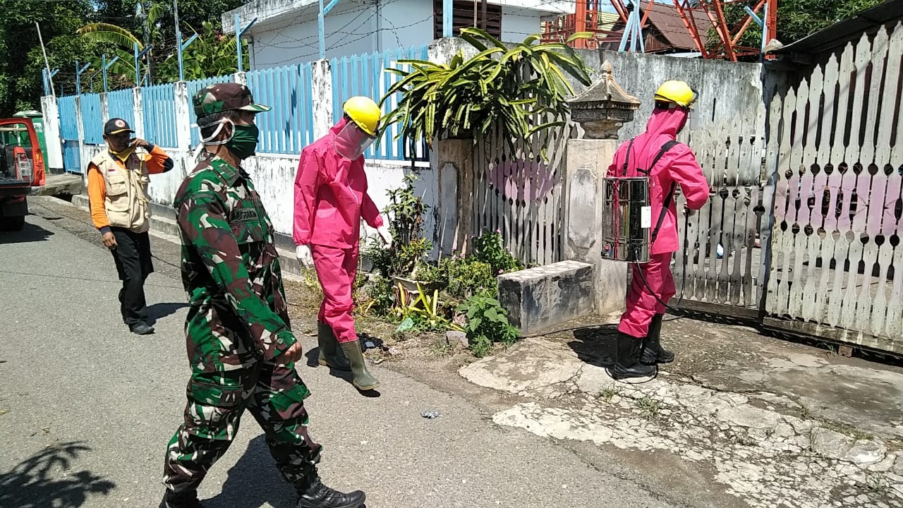 Selain Dipantau, Rumah ODP, PDP dan Pasien Positif Covid-19 Selalu Difogging Disinfektan