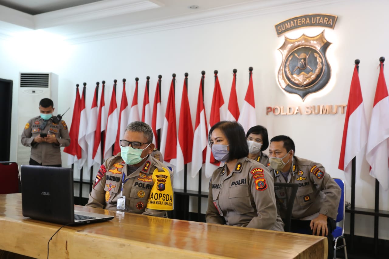 Lewat Live Zoom Online, Kapolda Sumut Semangati Seluruh Tim Medis Terus Berjuang Lawan Covid-19